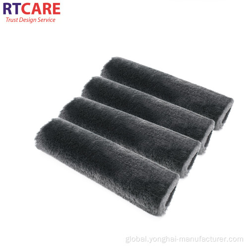 Seat Belt Cover Rabbit hair imitation car seat belt pad Factory